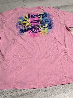 Jeep women's Pink Short-Sleeve Graphic Tee